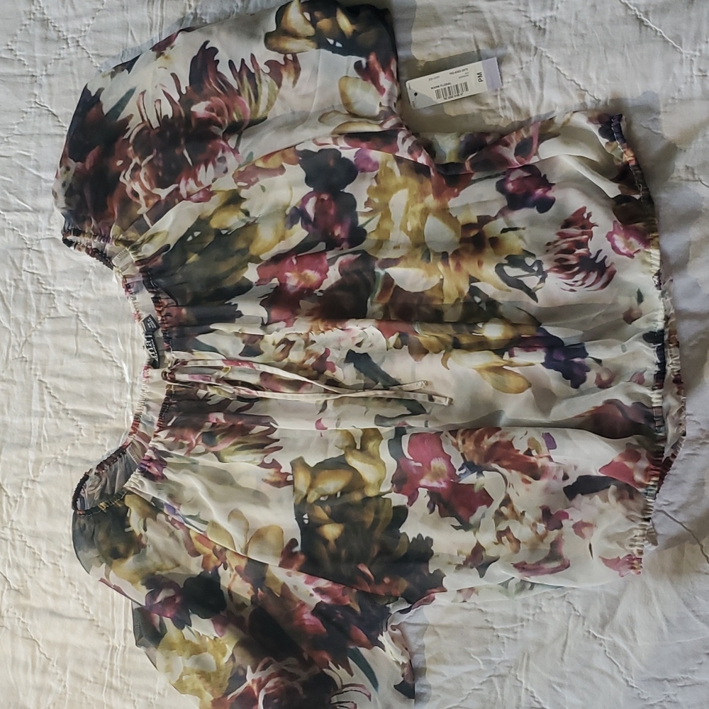 Ana petite medium floral layering blouse